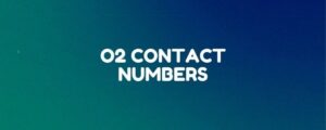 o2 uk customer service numbers